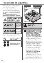 Предварительный просмотр 74 страницы Panasonic CS-E12PD3EA Operating Instructions Manual