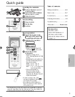 Preview for 3 page of Panasonic CS-E12PKR Operating Instructions Manual