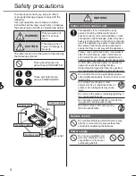 Preview for 4 page of Panasonic CS-E12PKR Operating Instructions Manual