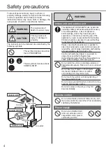 Предварительный просмотр 4 страницы Panasonic CS-E12QB4RW Operating Instructions Manual