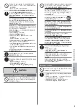 Предварительный просмотр 5 страницы Panasonic CS-E12QB4RW Operating Instructions Manual