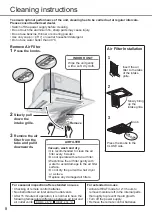 Предварительный просмотр 8 страницы Panasonic CS-E12QB4RW Operating Instructions Manual