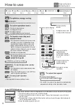 Предварительный просмотр 6 страницы Panasonic CS-E12QKEW Operating Instructions Manual