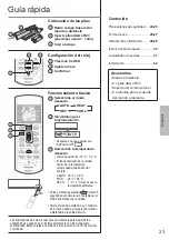 Предварительный просмотр 23 страницы Panasonic CS-E12QKEW Operating Instructions Manual