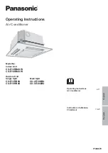 Panasonic CS-E12RB4UW Operating Instructions Manual preview