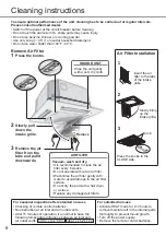 Предварительный просмотр 8 страницы Panasonic CS-E12RB4UW Operating Instructions Manual