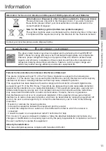 Предварительный просмотр 11 страницы Panasonic CS-E12RB4UW Operating Instructions Manual