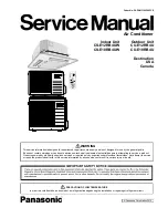 Panasonic CS-E12RB4UW Service Manual предпросмотр