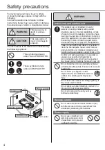 Preview for 4 page of Panasonic CS-E12RKDW Operating Instructions Manual