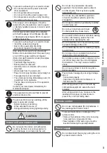 Preview for 5 page of Panasonic CS-E12RKDW Operating Instructions Manual