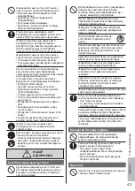 Preview for 43 page of Panasonic CS-E12RKDW Operating Instructions Manual