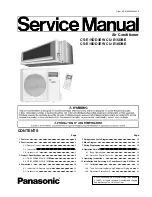 Preview for 1 page of Panasonic CS-E15DD3EW Service Manual