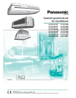 Panasonic CS-E15DTEW Operating Instructions Manual preview