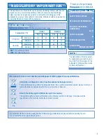 Предварительный просмотр 3 страницы Panasonic CS-E15HKR Operating Instructions Manual