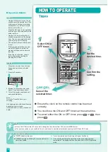 Предварительный просмотр 6 страницы Panasonic CS-E18DKEW Operating Instructions Manual