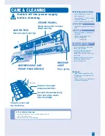 Предварительный просмотр 9 страницы Panasonic CS-E18FKR Operating Instructions Manual