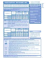 Preview for 3 page of Panasonic CS-E18JKEW Operating Instructions Manual