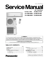 Panasonic CS-E18JKEW Service Manual предпросмотр