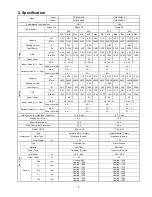 Предварительный просмотр 5 страницы Panasonic CS-E18NKUA Service Manual