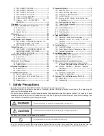 Предварительный просмотр 2 страницы Panasonic CS-E7HKEW Service Manual