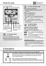 Предварительный просмотр 6 страницы Panasonic CS-E9QD3RW Operating Instructions Manual