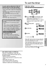 Предварительный просмотр 7 страницы Panasonic CS-E9QD3RW Operating Instructions Manual