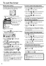 Предварительный просмотр 8 страницы Panasonic CS-E9QD3RW Operating Instructions Manual