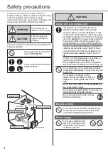 Предварительный просмотр 4 страницы Panasonic CS-E9SB4RW Operating Instructions Manual