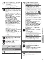 Предварительный просмотр 5 страницы Panasonic CS-E9SB4RW Operating Instructions Manual