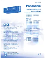 Предварительный просмотр 1 страницы Panasonic CS-F24DD2E5 Operating Instructions Manual