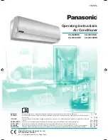 Panasonic CS-HE12DKE Operating Instructions Manual preview