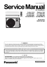 Preview for 1 page of Panasonic CS-HZ25TKE Service Manual