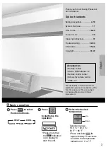 Preview for 3 page of Panasonic CS-HZ25UKE Operating Instructions Manual