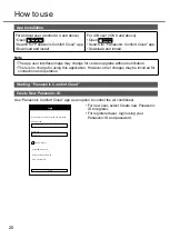 Preview for 20 page of Panasonic CS-HZ25UKE Operating Instructions Manual