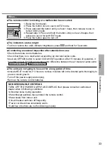 Preview for 33 page of Panasonic CS-HZ25UKE Operating Instructions Manual