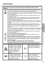 Preview for 35 page of Panasonic CS-HZ25UKE Operating Instructions Manual