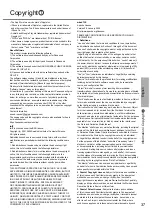 Preview for 37 page of Panasonic CS-HZ25UKE Operating Instructions Manual