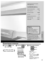 Preview for 43 page of Panasonic CS-HZ25UKE Operating Instructions Manual