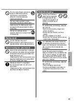 Preview for 45 page of Panasonic CS-HZ25UKE Operating Instructions Manual