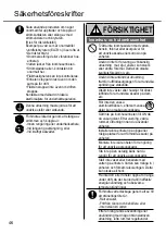 Preview for 46 page of Panasonic CS-HZ25UKE Operating Instructions Manual