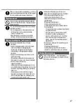 Preview for 47 page of Panasonic CS-HZ25UKE Operating Instructions Manual