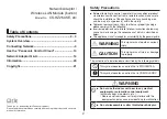 Preview for 2 page of Panasonic CS-HZ25UKE User Manual