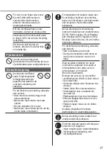 Предварительный просмотр 27 страницы Panasonic CS-HZ25WKE Operating Instructions Manual