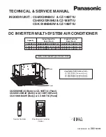 Panasonic CS-KS18NB4UW & CZ-18BT1U + CU-KS18NKU Technical & Service Manual предпросмотр