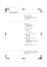 Preview for 2 page of Panasonic CS-KU18WKYF1 Series Operating Instructions Manual