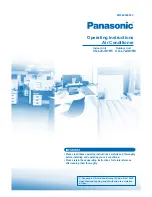 Предварительный просмотр 1 страницы Panasonic CS-L72JD1R5 Operating Instructions Manual