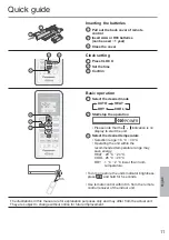 Preview for 11 page of Panasonic CS-LE12SKA Operating Instructions Manual