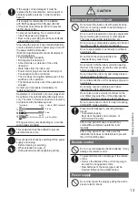 Preview for 13 page of Panasonic CS-LE12SKA Operating Instructions Manual