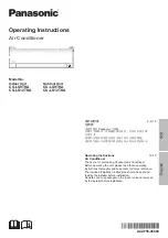 Panasonic CS-LS12TKA Operating Instructions Manual preview