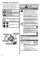 Preview for 12 page of Panasonic CS-LS12TKA Operating Instructions Manual